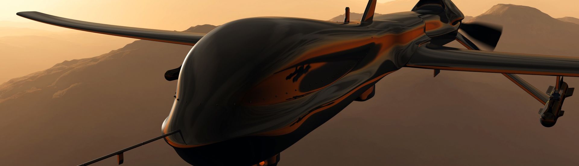 Predator Type Drone 3D artwork