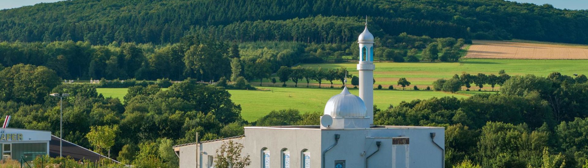 Die Bait-ul-Huda-Moschee in Usingen im Taunus