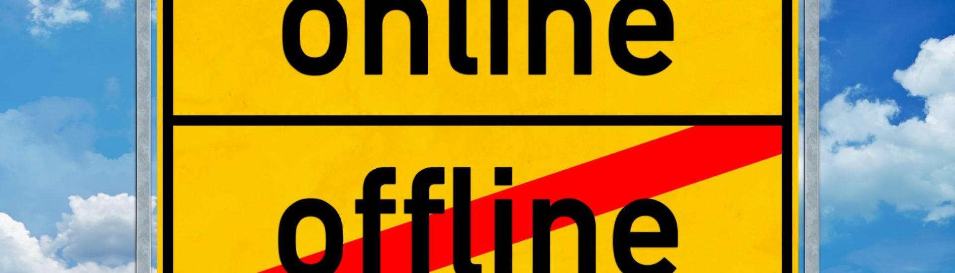 osg8 OrtsSchildGrafik osg – Ortsschild mit der Aufschrift online und offline – 16zu9 g4527