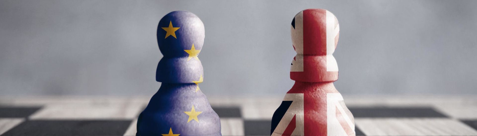 Brexit chess concept