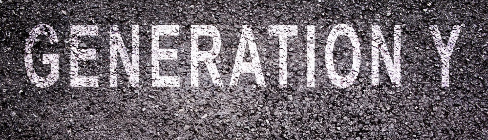 Text Generation Y written on asphalt with shoes