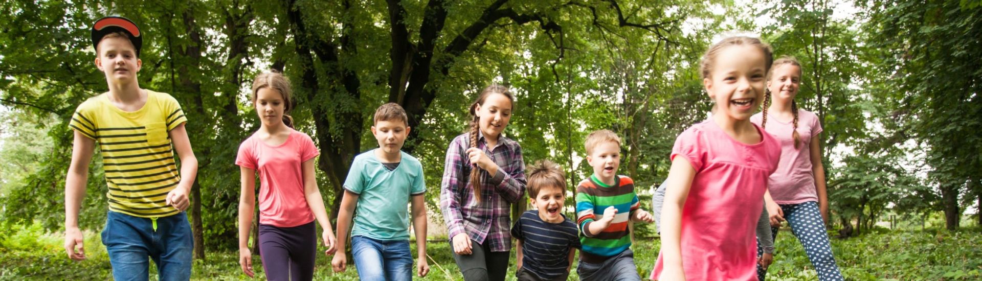 Fun time for children in summer camp