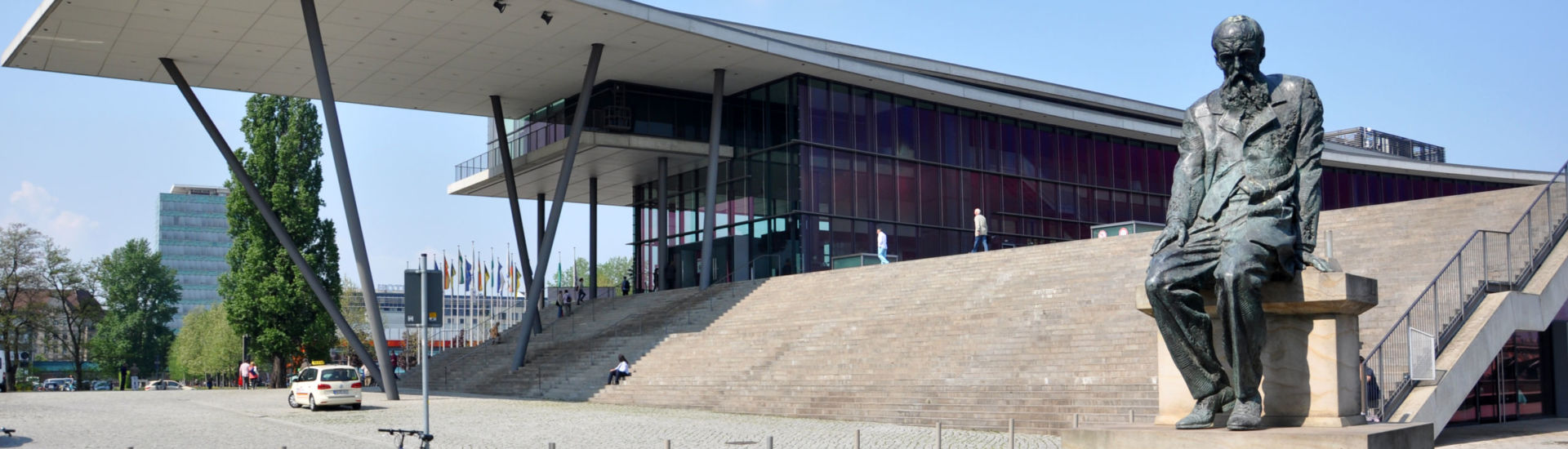 Dostojewskij-Denkmal in Dresden / Sachsen