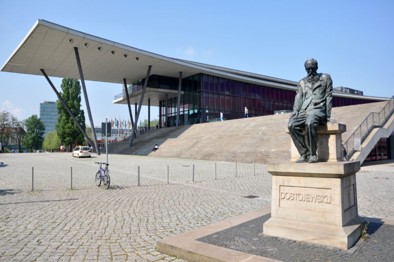 Dostojewskij-Denkmal in Dresden / Sachsen