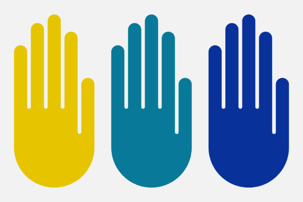 Colorful hands