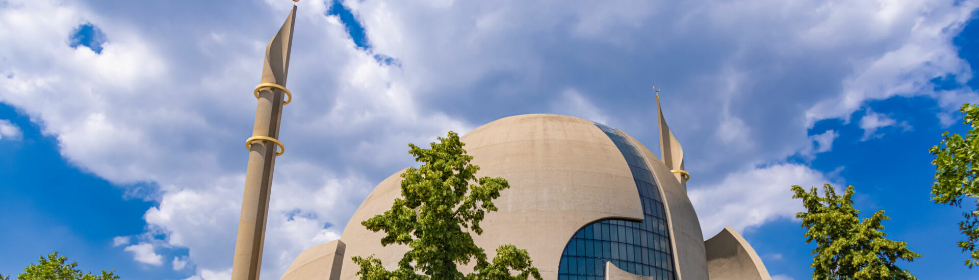 Central Mosque in Cologne – CITY OF COLOGNE, GERMANY – JUNE 25, 2021
