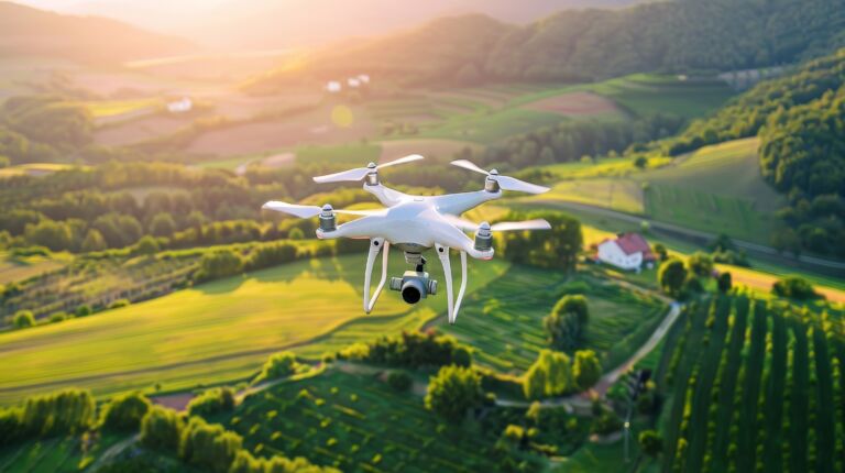 Drones bridge the gap between nature and cyber technology, enhancing global business connectivity