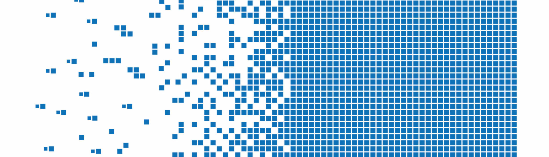 Dissolved filled square dotted vector icon with disintegration effect. Rectangle items are grouped into disappearing filled square form