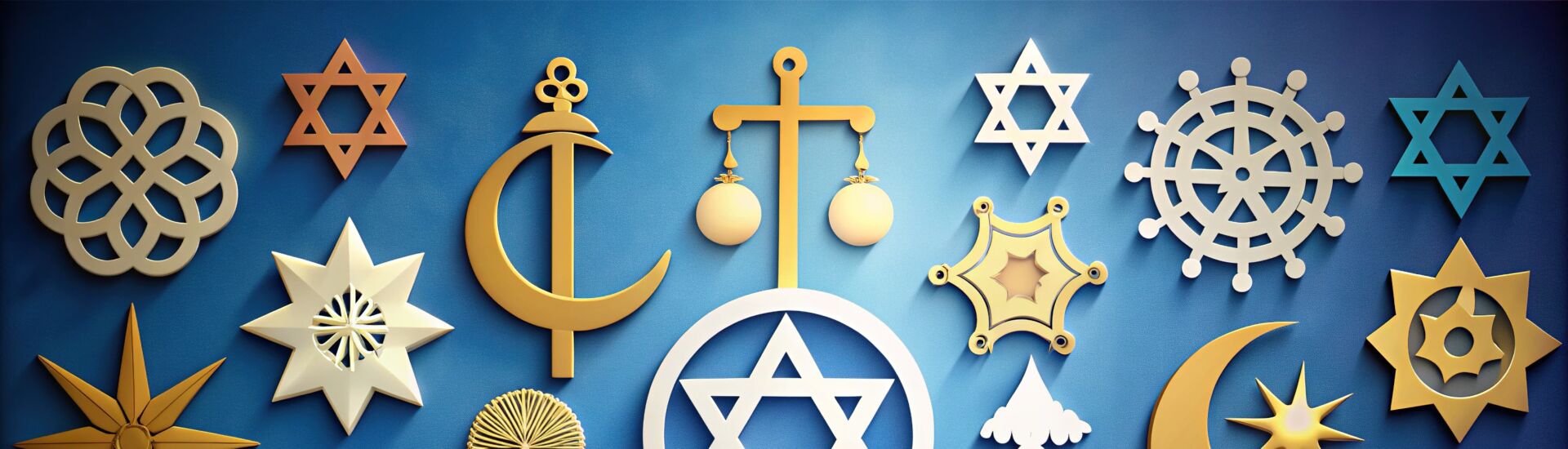 * Interfaith: The concept of showcasing different faiths coming together.