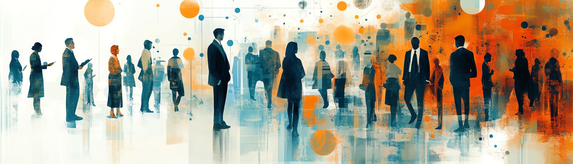 Engaging illustration of Human Resources Development holding training workshops, showcasing staff promotion paths within an organization for building strong leadership