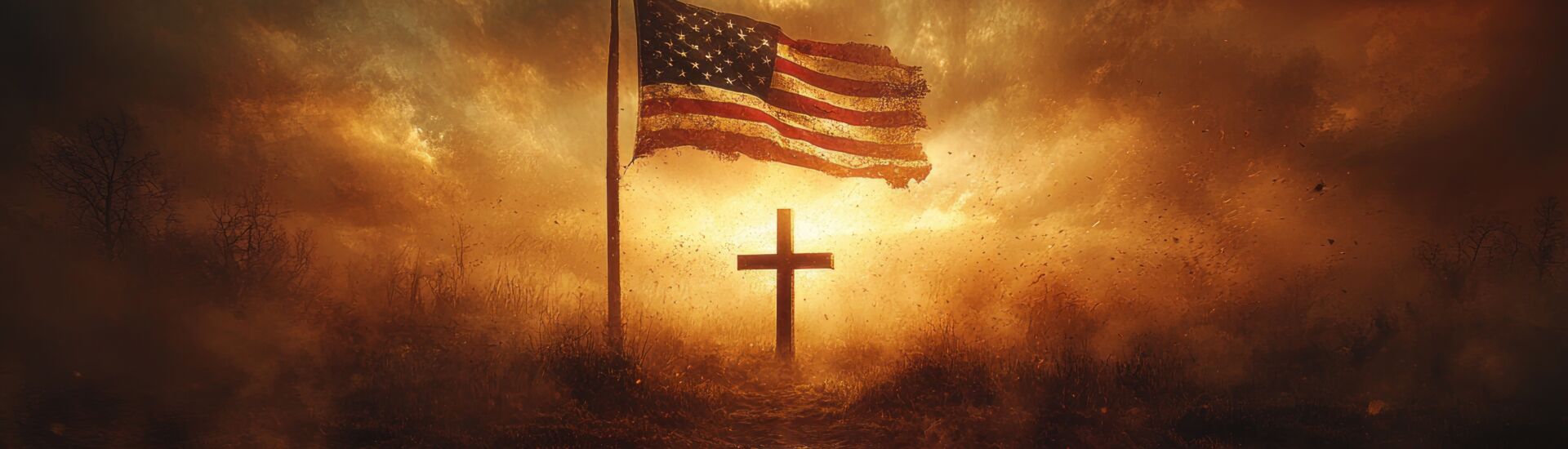 Christianity and American Patriotism: The Cross and Flag Unite in Reverence